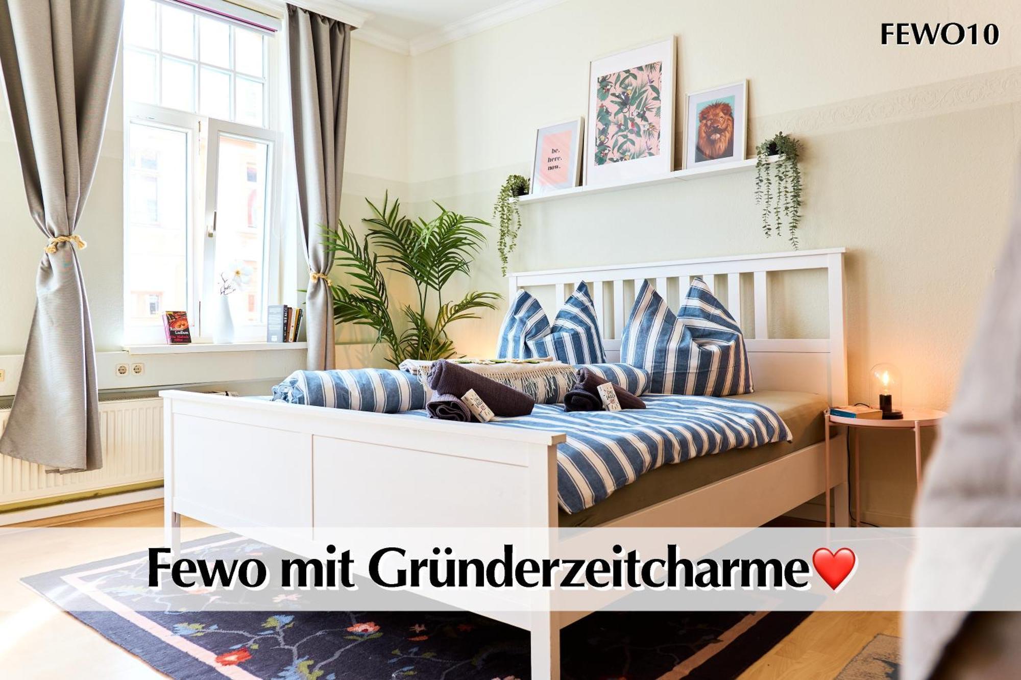 12 Fewos Im Jugendstilhaus Mit Aufzug, Terrasse, Kingsize-Bett, Smart-Tv, Etc Erfurt Exterior photo