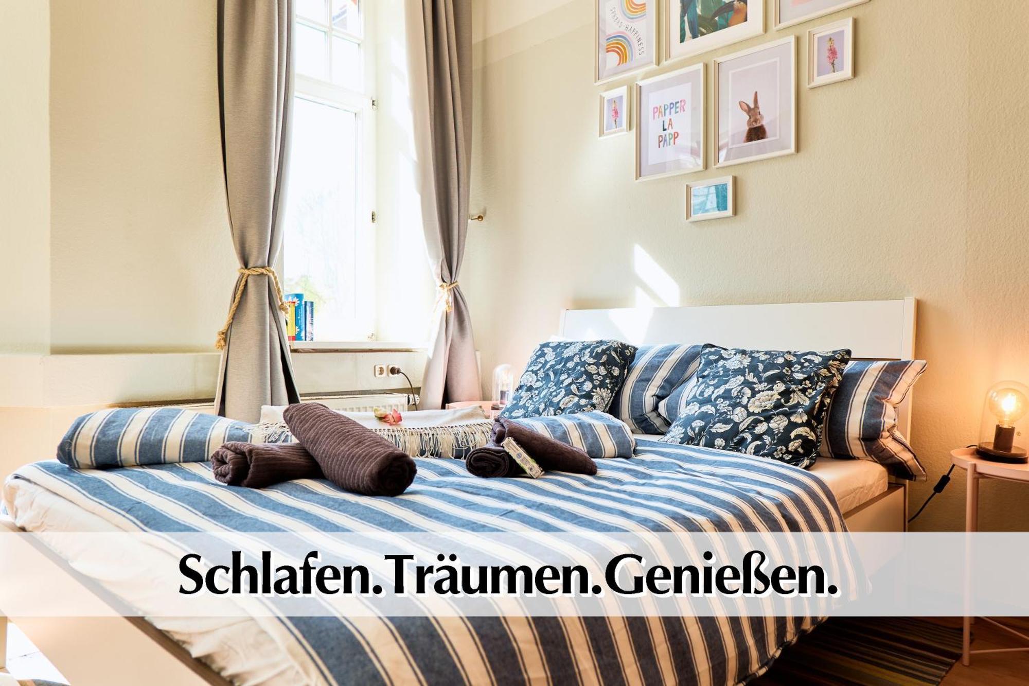 12 Fewos Im Jugendstilhaus Mit Aufzug, Terrasse, Kingsize-Bett, Smart-Tv, Etc Erfurt Room photo