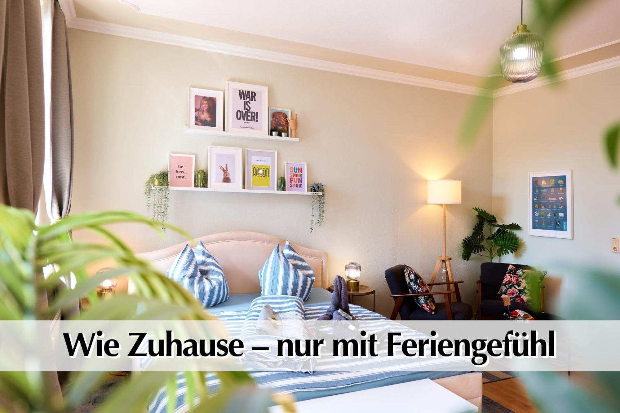 12 Fewos Im Jugendstilhaus Mit Aufzug, Terrasse, Kingsize-Bett, Smart-Tv, Etc Erfurt Room photo