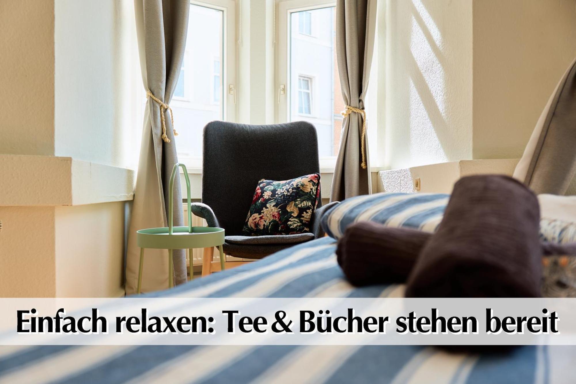 12 Fewos Im Jugendstilhaus Mit Aufzug, Terrasse, Kingsize-Bett, Smart-Tv, Etc Erfurt Room photo
