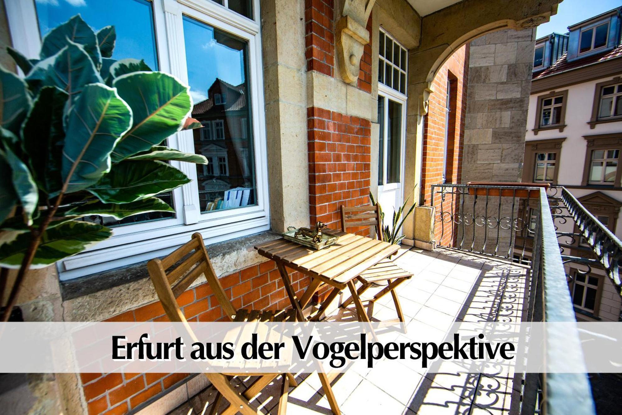12 Fewos Im Jugendstilhaus Mit Aufzug, Terrasse, Kingsize-Bett, Smart-Tv, Etc Erfurt Room photo